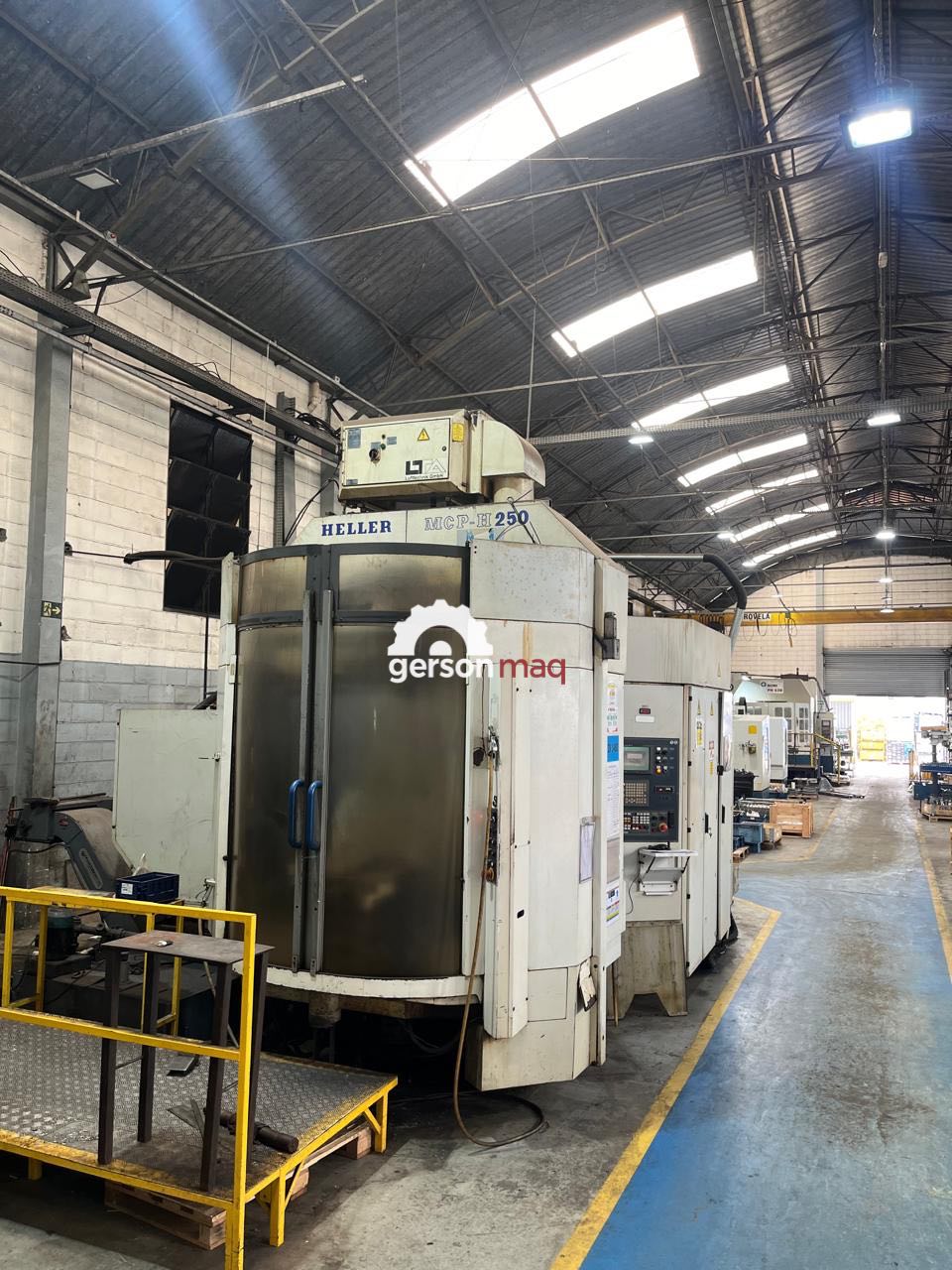 CENTRO DE USINAGEM HORIZONTAL HELLER DUPLO PALLET MCP-H250 - ANO 2002